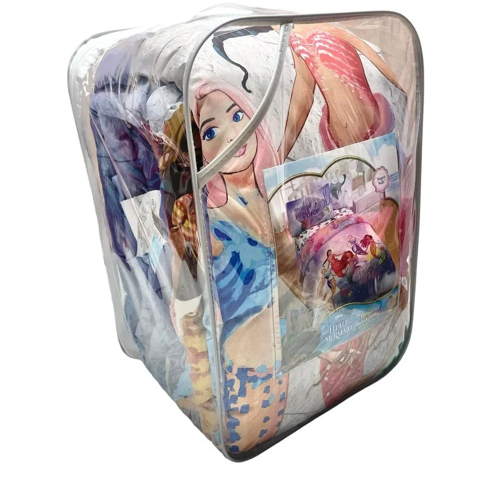 Disney The Little Mermaid Kids' live action girls comforter  twin seashells